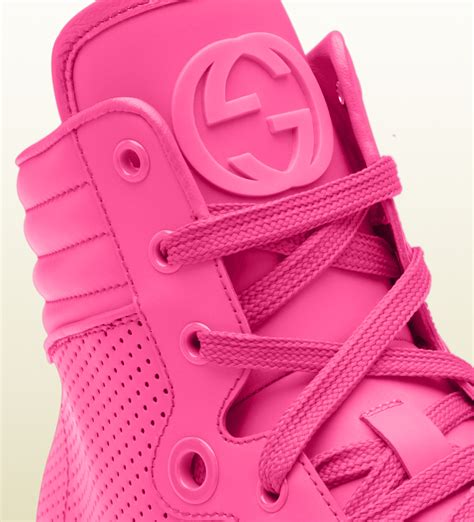 gucci new york sneakers|gucci pink and blue sneakers.